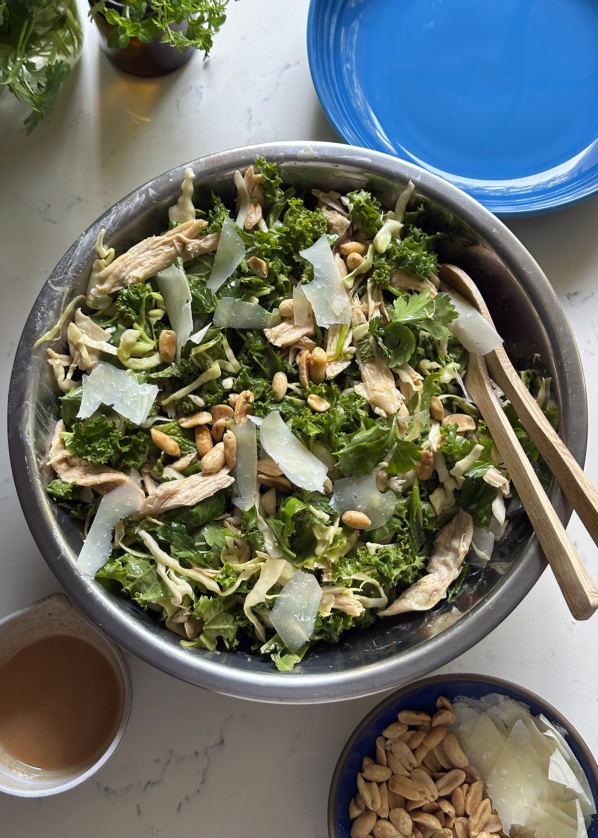houstons kale salad, mixed